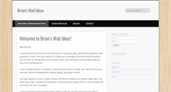 Desktop Screenshot of briansmadideas.com