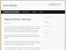 Tablet Screenshot of briansmadideas.com